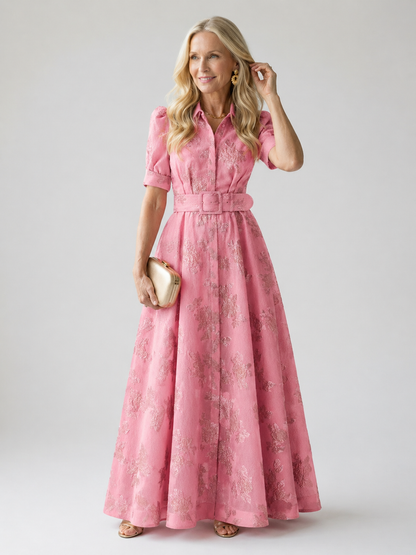 Grace & Annalee™ | Belted Floral Maxi Dress