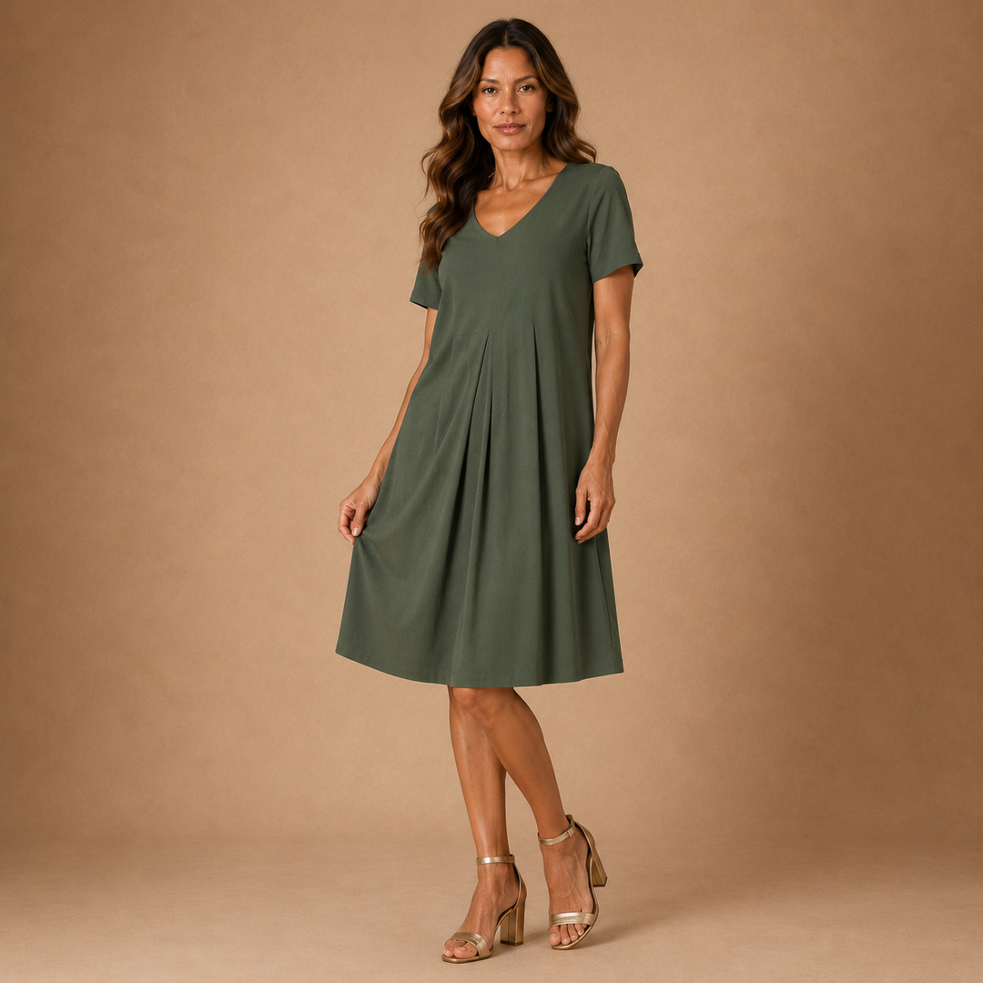 LEILA | Easy Casual Flow Dress