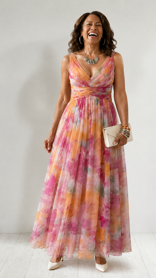Grace & Annalee™ | Soft Wrap Maxi Dress