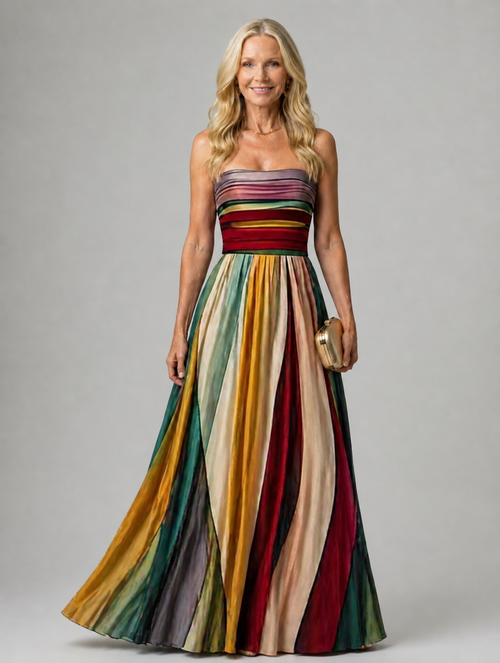 Grace & Annalee™ | Effortless Strapless A-Line Dress
