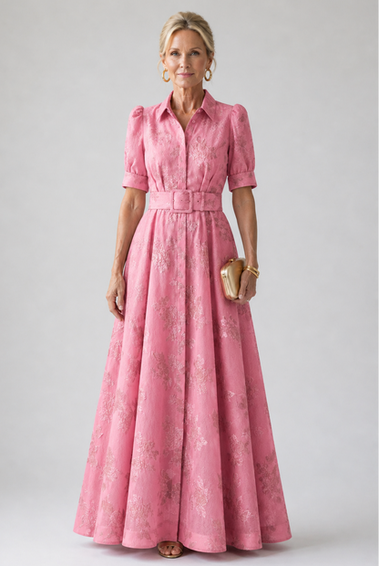 Grace & Annalee™ | Belted Floral Maxi Dress