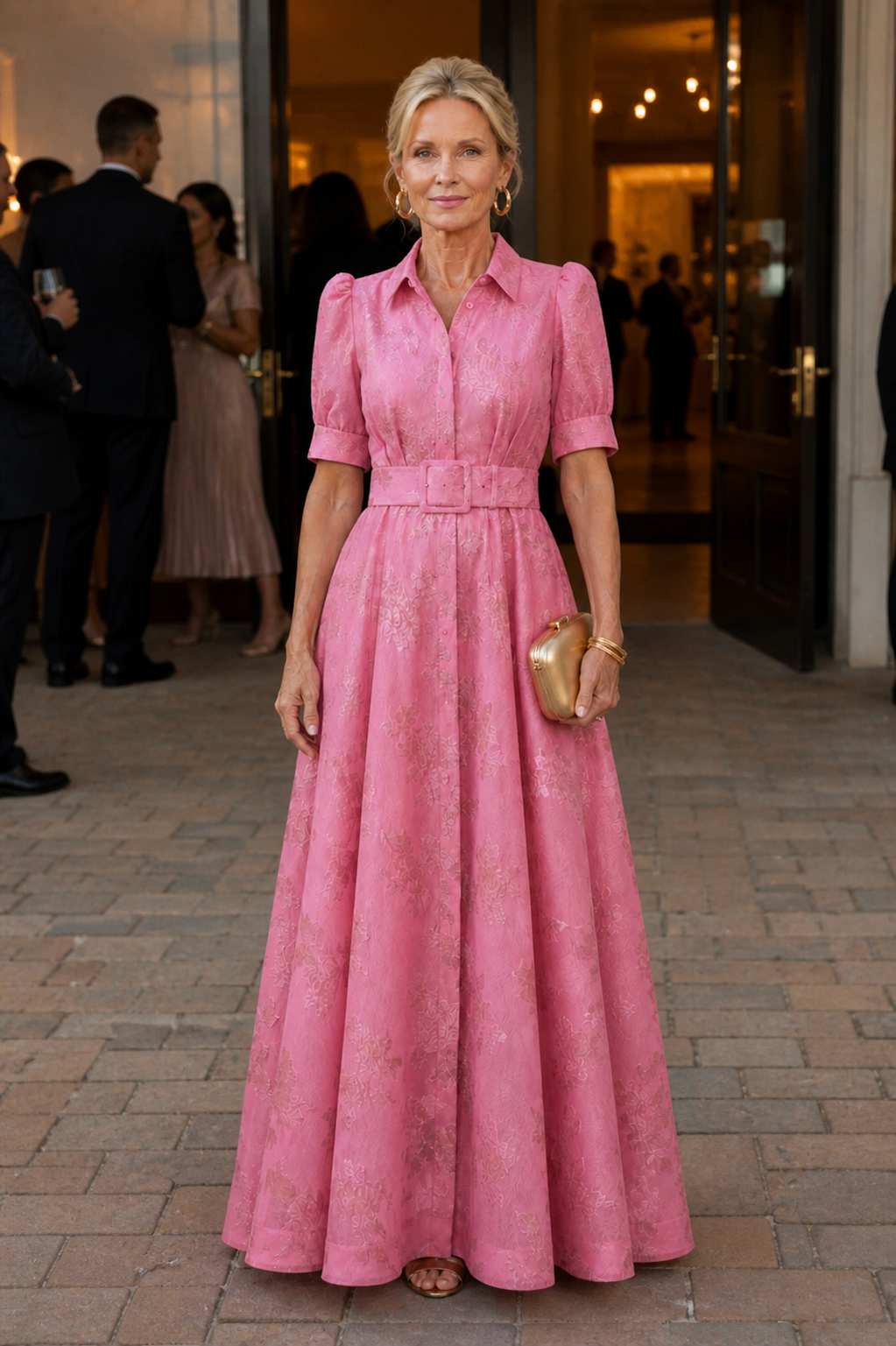 Grace & Annalee™ | Belted Floral Maxi Dress