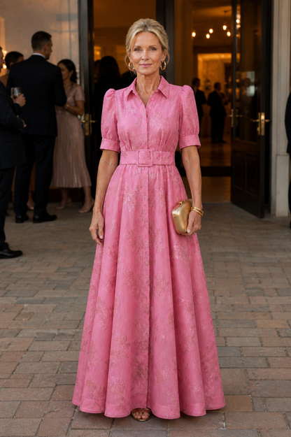 Grace & Annalee™ | Belted Floral Maxi Dress