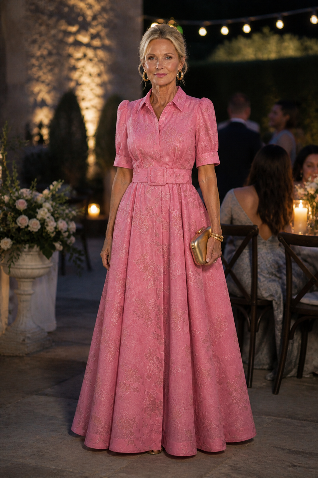 Grace & Annalee™ | Belted Floral Maxi Dress
