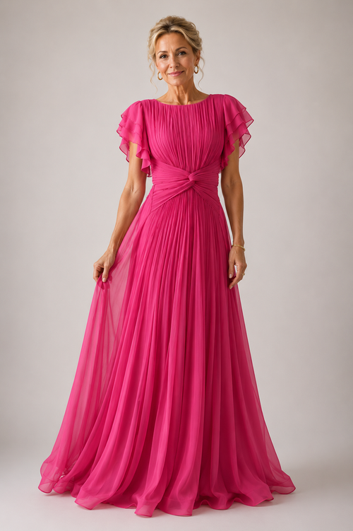 Grace & Annalee™ | Pleated Evening Dress