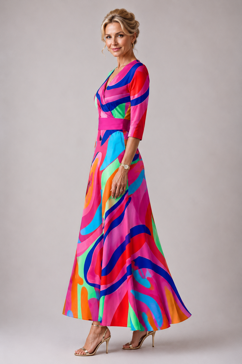Grace & Annalee™ | Comfortable dress for every day with V-neck