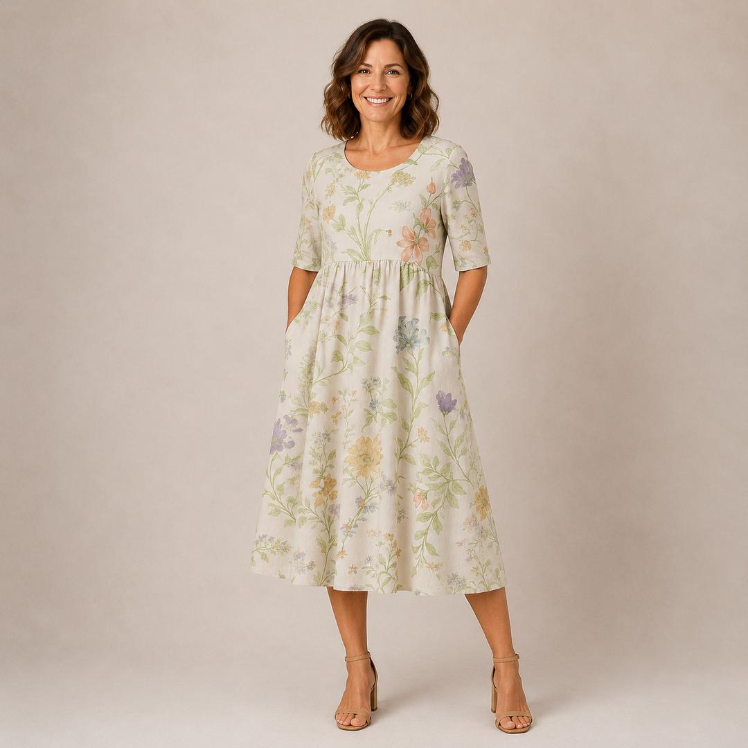 LILY | Midi Dress - Effortless Comfort