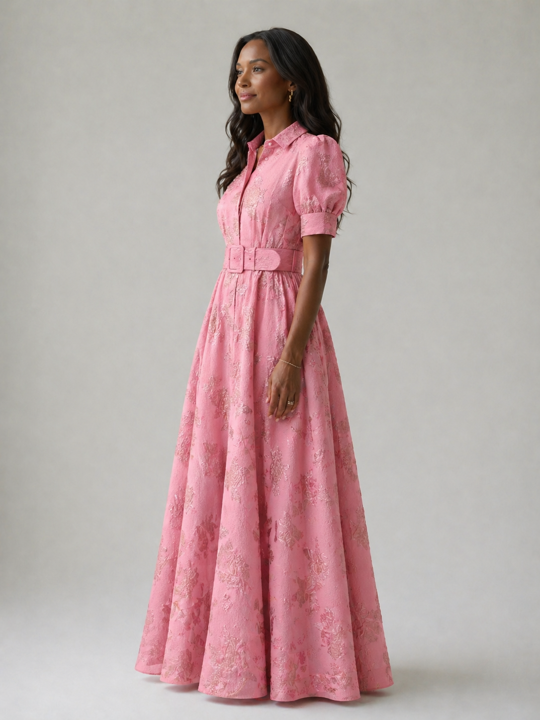 Grace & Annalee™ | Belted Floral Maxi Dress