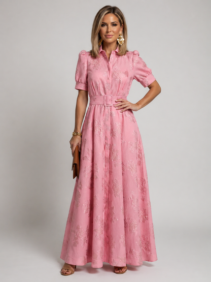 Grace & Annalee™ | Belted Floral Maxi Dress