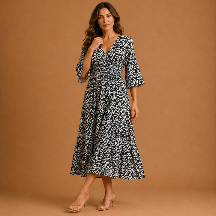 SELENE | Bohemian Midi Dress