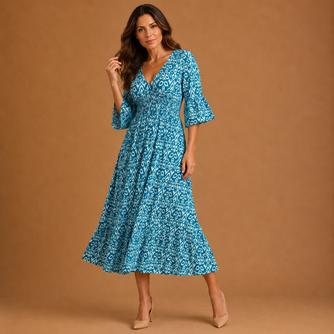 SELENE | Bohemian Midi Dress