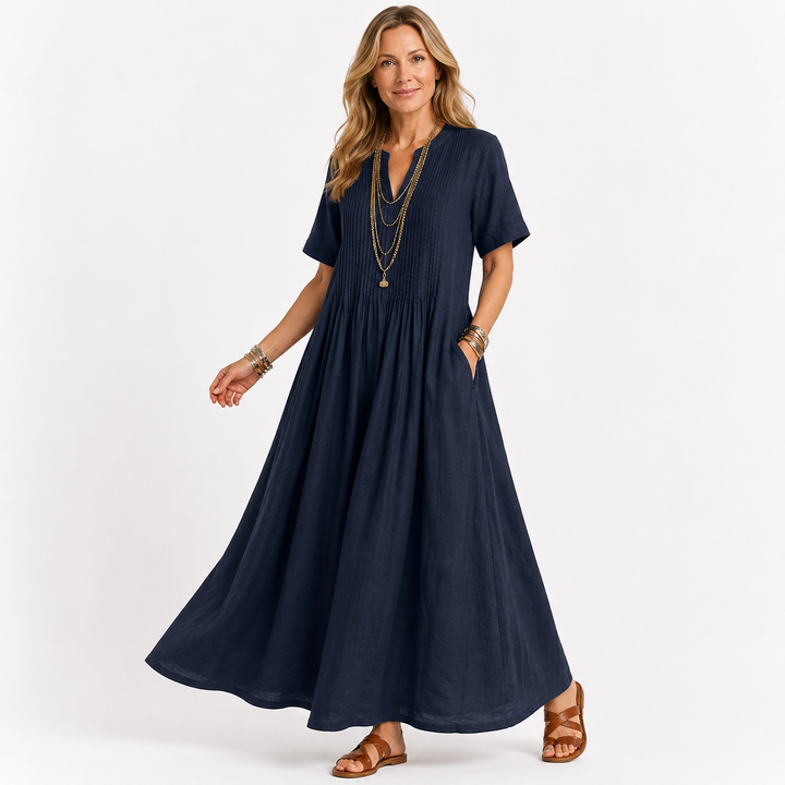 BETSAIDA | V-Neck Maxi Dress