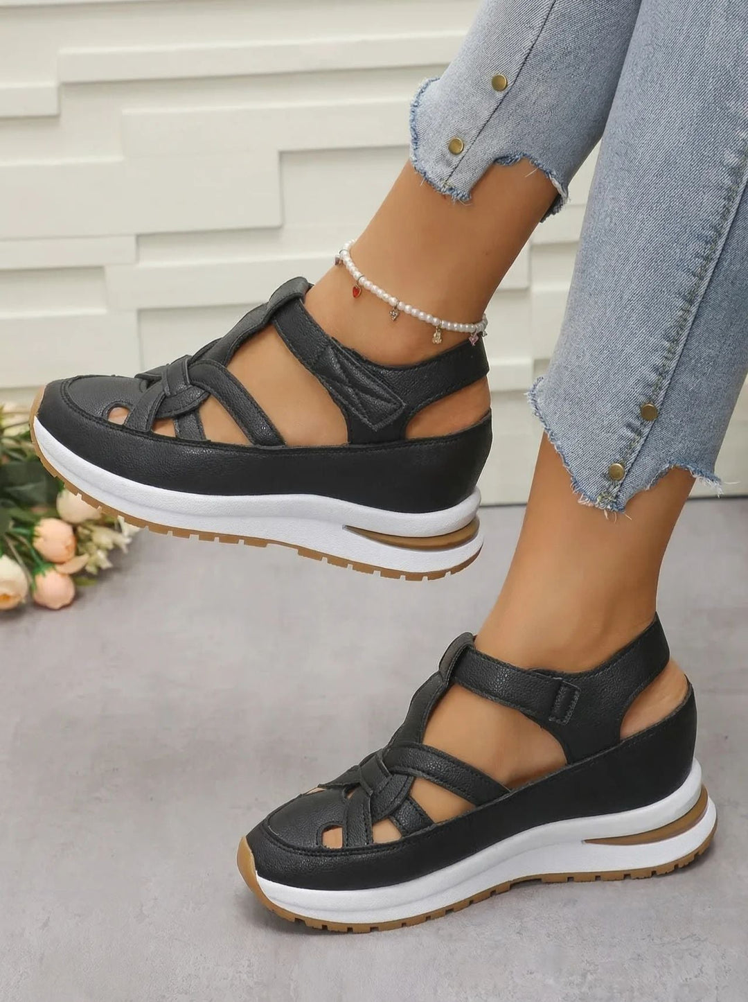 DAHLIA | Comfortable Wedge Sandals for Women