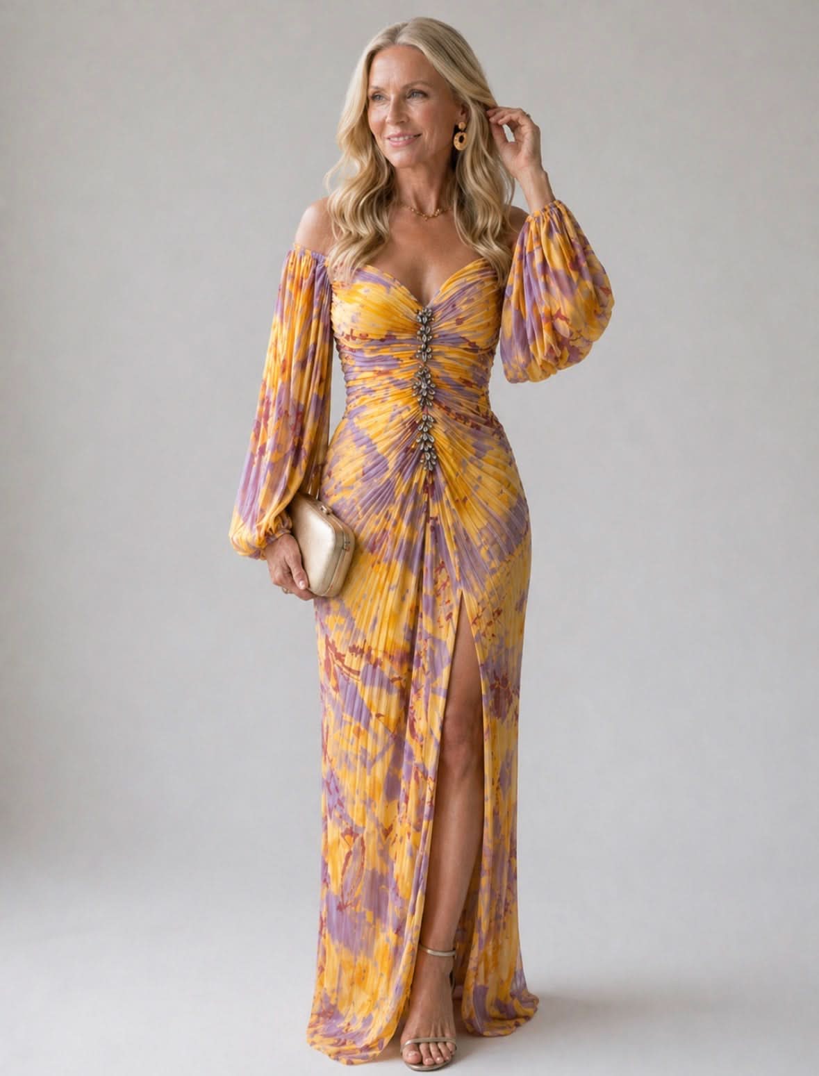 Stella & Grace™ | Elegant Dress with V-Neck