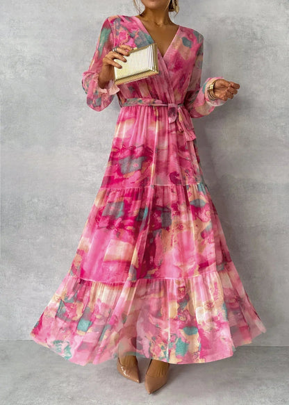 Stella & Grace™ | Wrap Dress with Floral Print