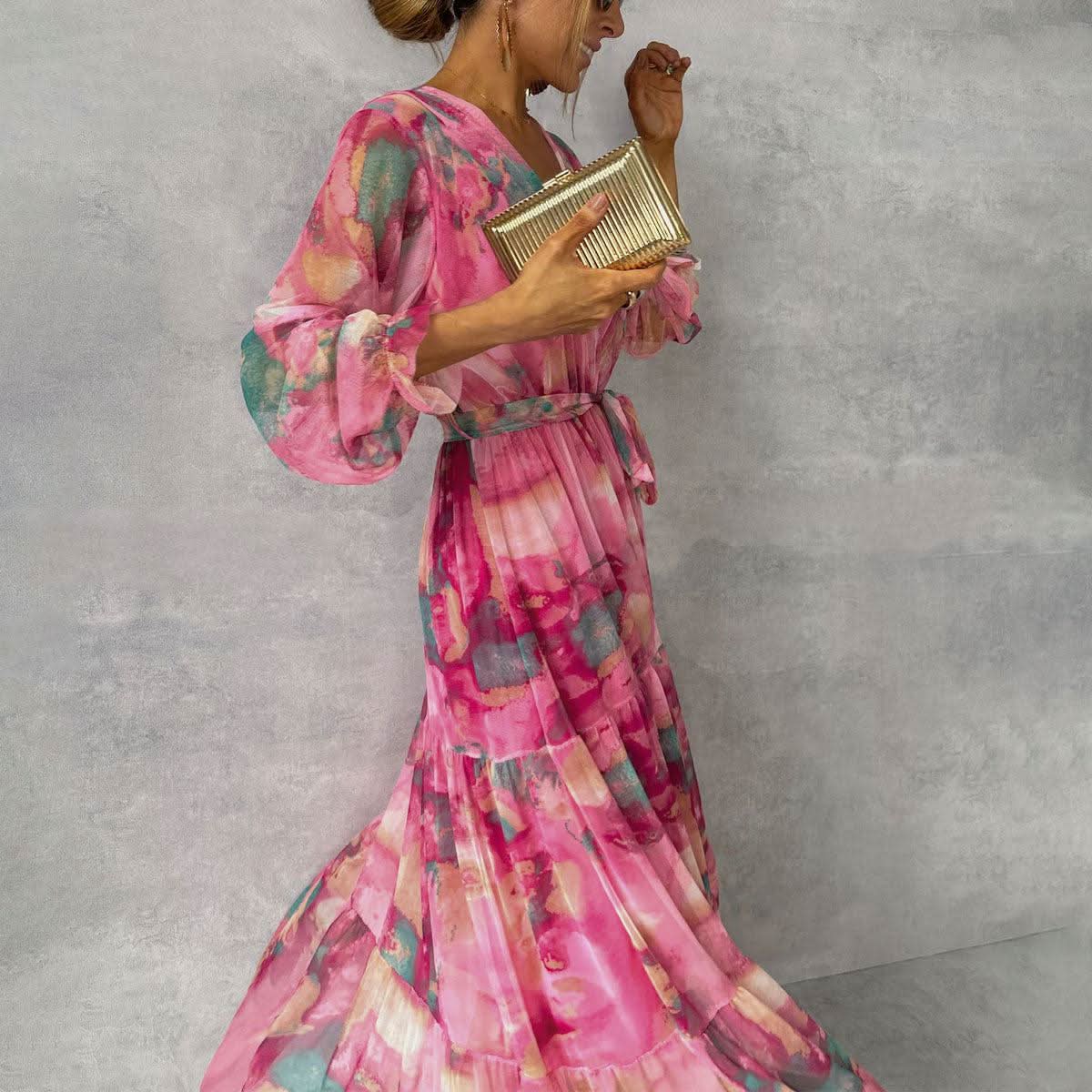 Grace & Annalee™ | Wrap Dress with Floral Print