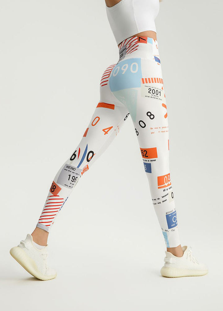 Modern Digit High Waist Capri Surf Leggings