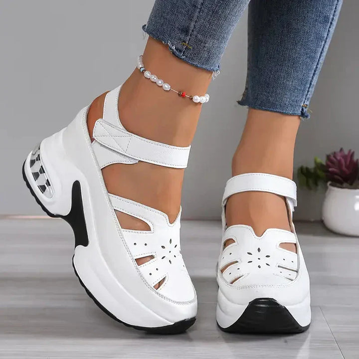 ADELINA | Cut-Out Platform Sandals