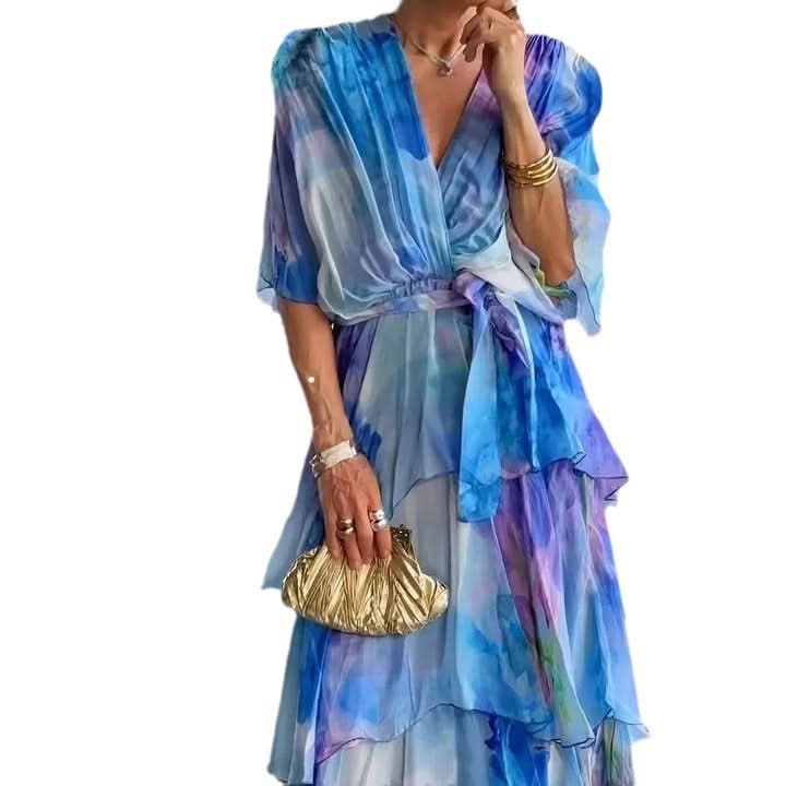 Grace & Annalee™ |Layered Floral Sun Dress