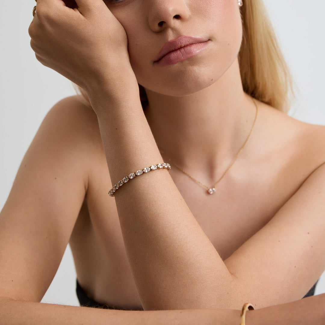 Oval Tennis Bracelet