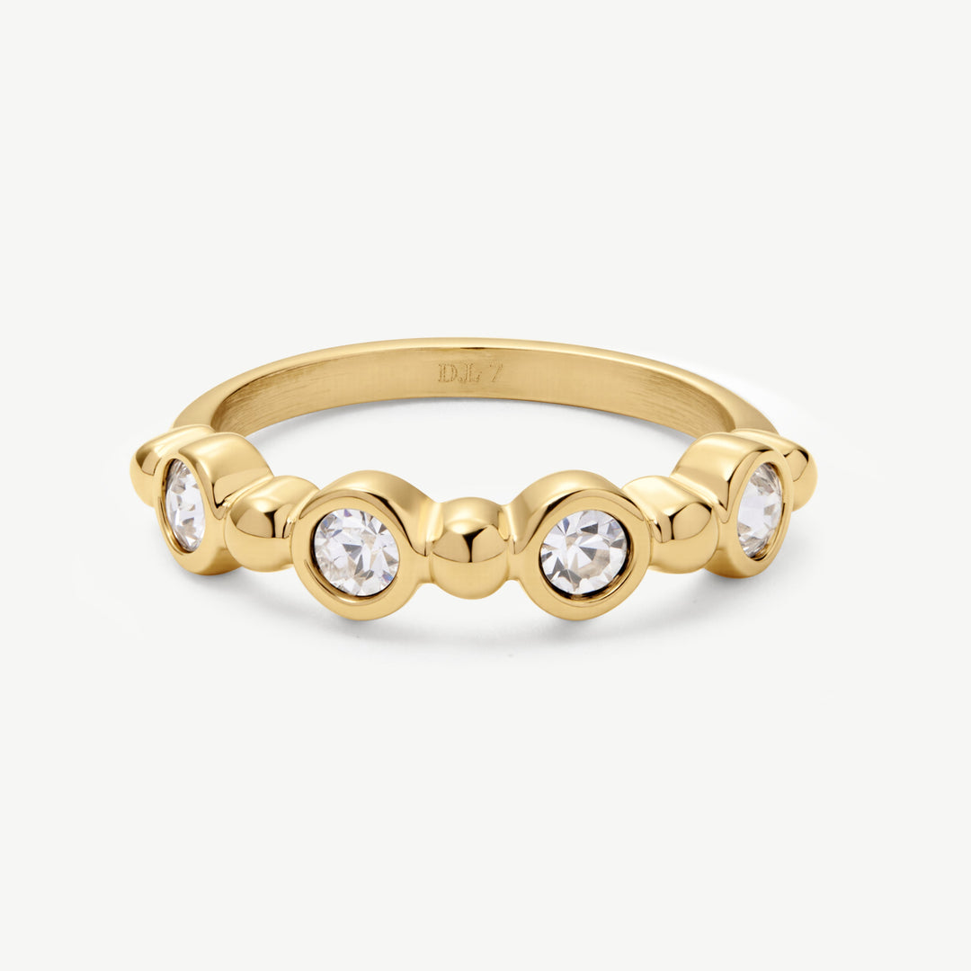 Beaded Tennis Ring