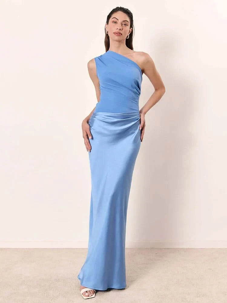 Grace & Annalee™ | Maxi Dress with a Guilt in Satin