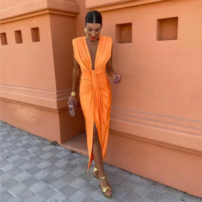 Grace & Annalee™ | Elegant Pleated Dress