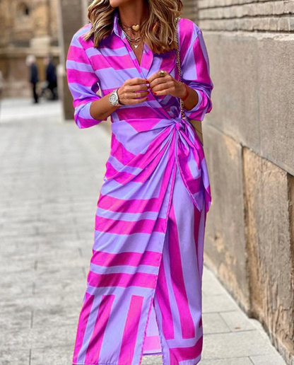 Grace & Annalee™| Printed Wrap Dress