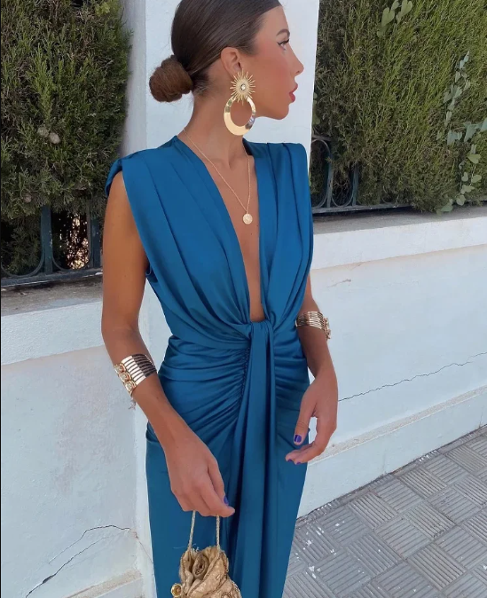 Grace & Annalee™ | Elegant Pleated Dress