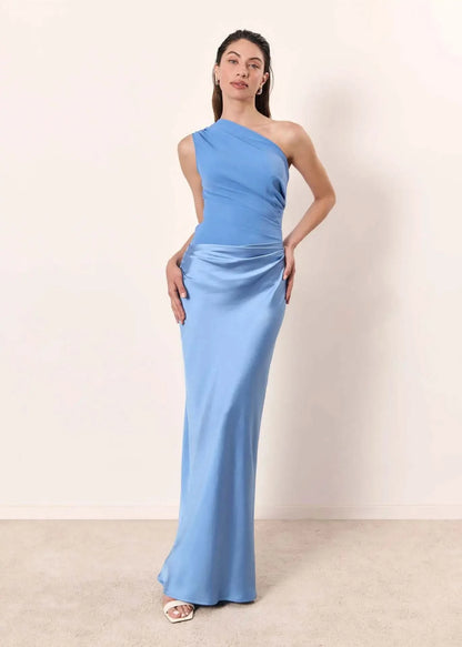 Stella & Grace™ | Maxi Dress with a Guilt in Satin