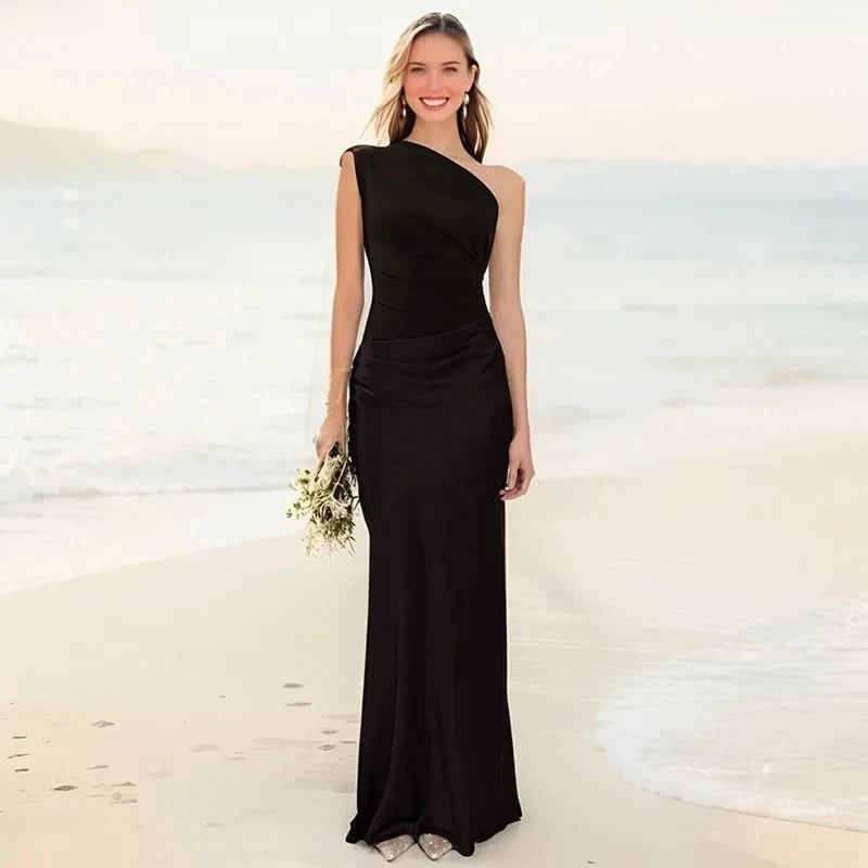 Stella & Grace™ | Maxi Dress with a Guilt in Satin