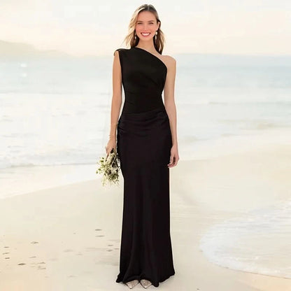 Stella & Grace™ | Maxi Dress with a Guilt in Satin