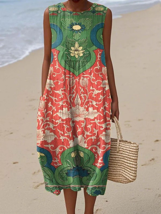 Vera™ Bohemian Midi Dress