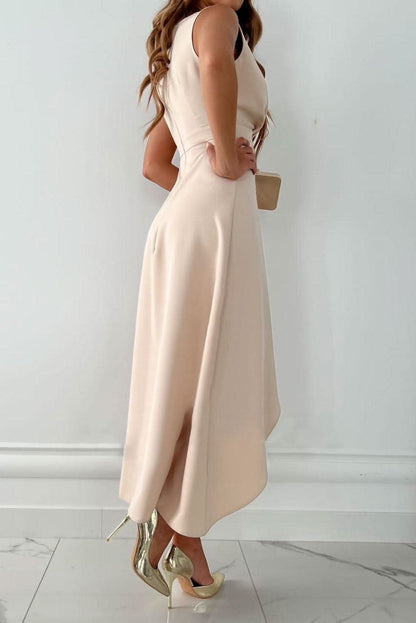 Stella & Grace™ |Midi Wrap Dress with V-Neck