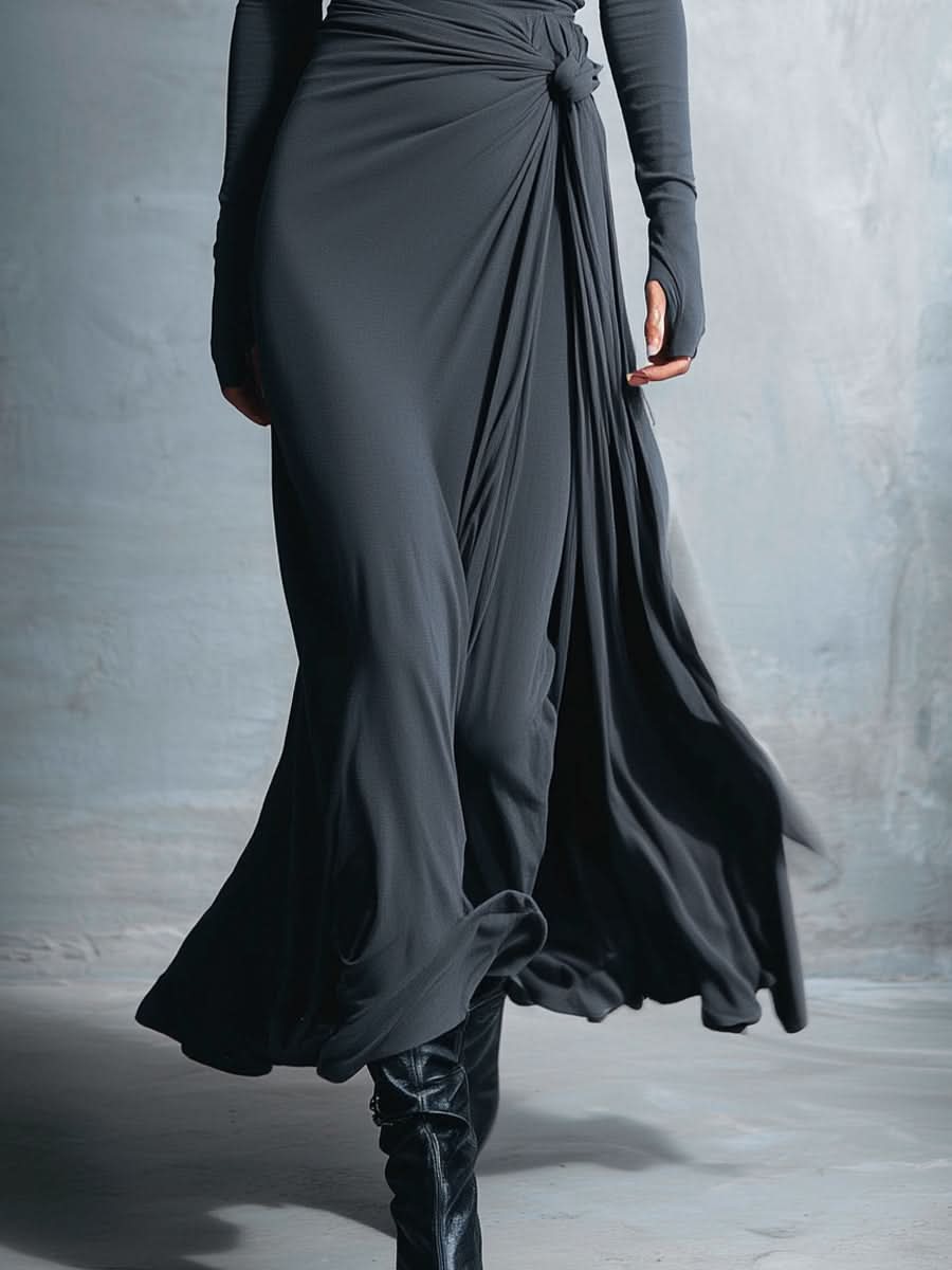 Mildred · Maxi dress with side knot