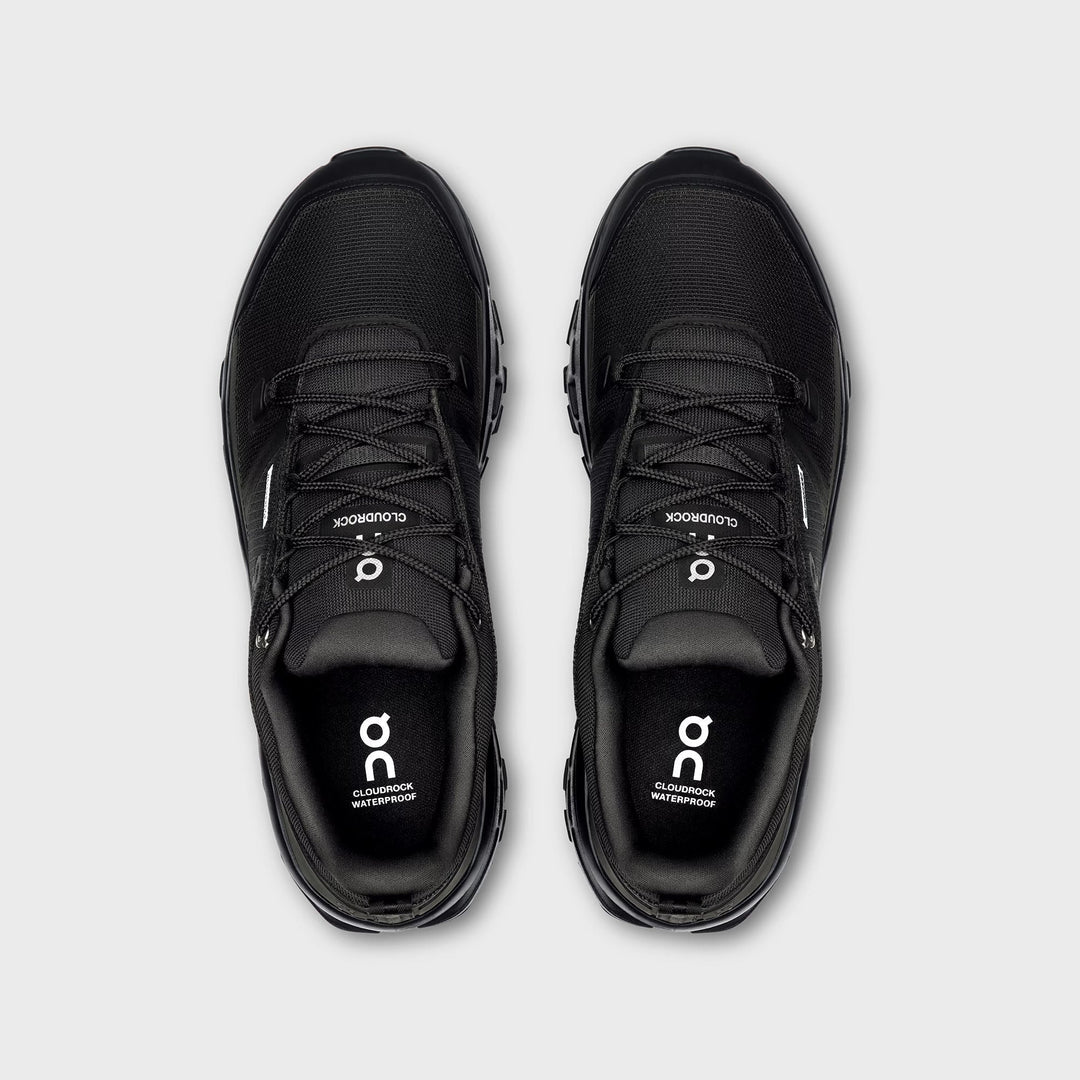 On Running Cloudrock Low Waterproof - Black