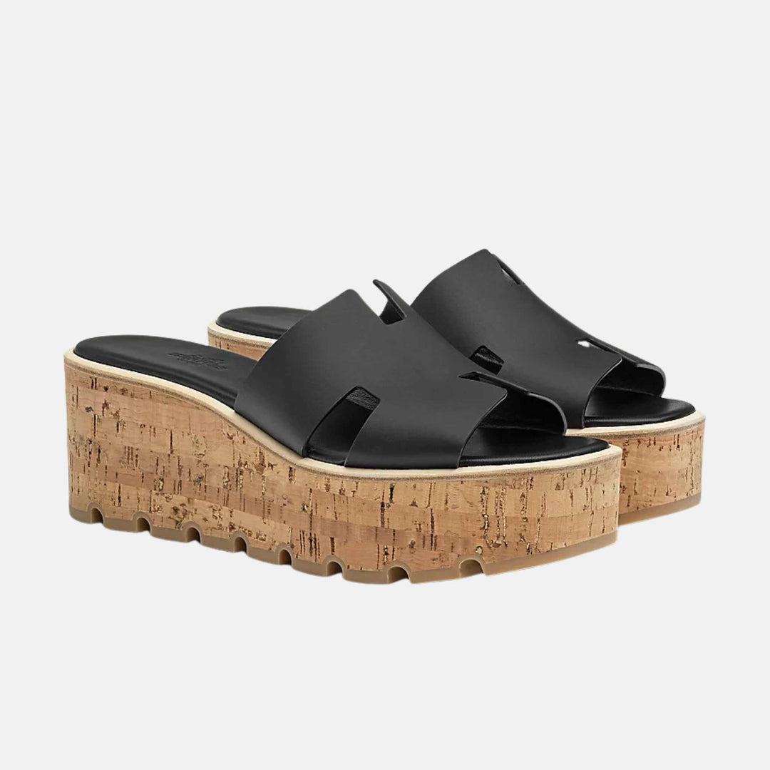 HERMÈS EZE 30 LEATHER SANDAL