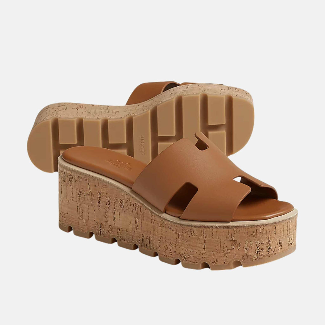 HERMÈS EZE 30 LEATHER SANDAL