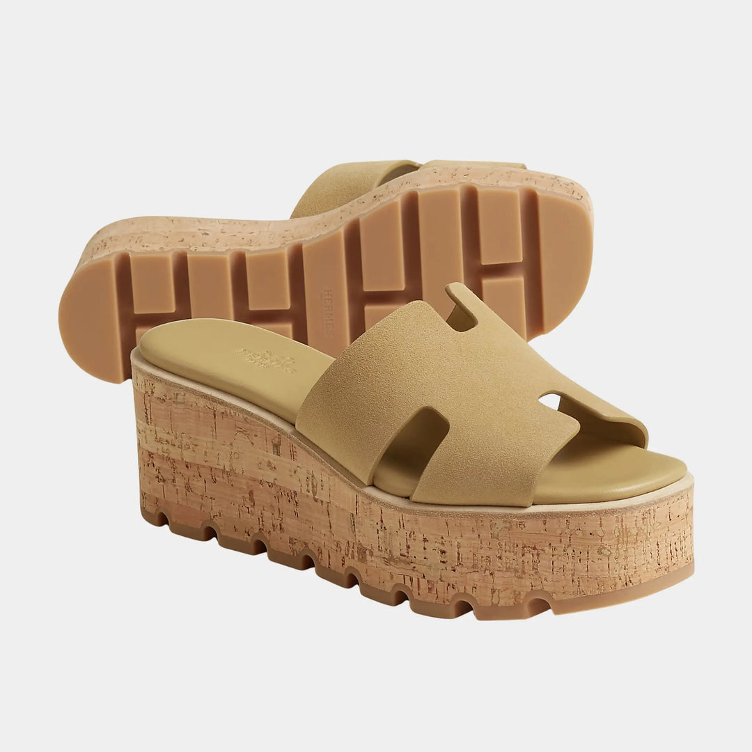 HERMÈS EZE 30 LEATHER SANDAL