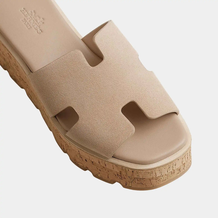 HERMÈS EZE 30 LEATHER SANDAL