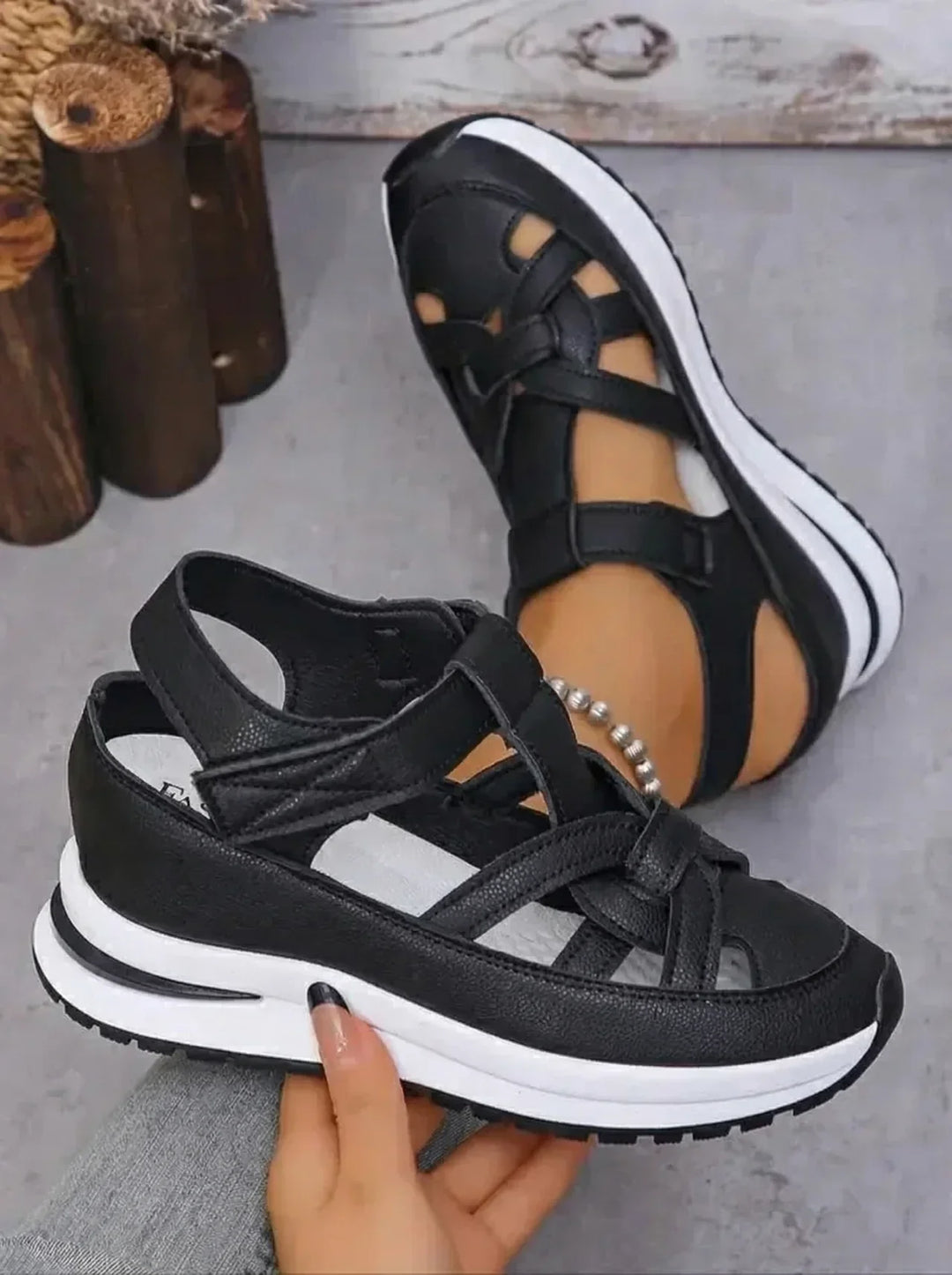 DAHLIA | Comfortable Wedge Sandals for Women