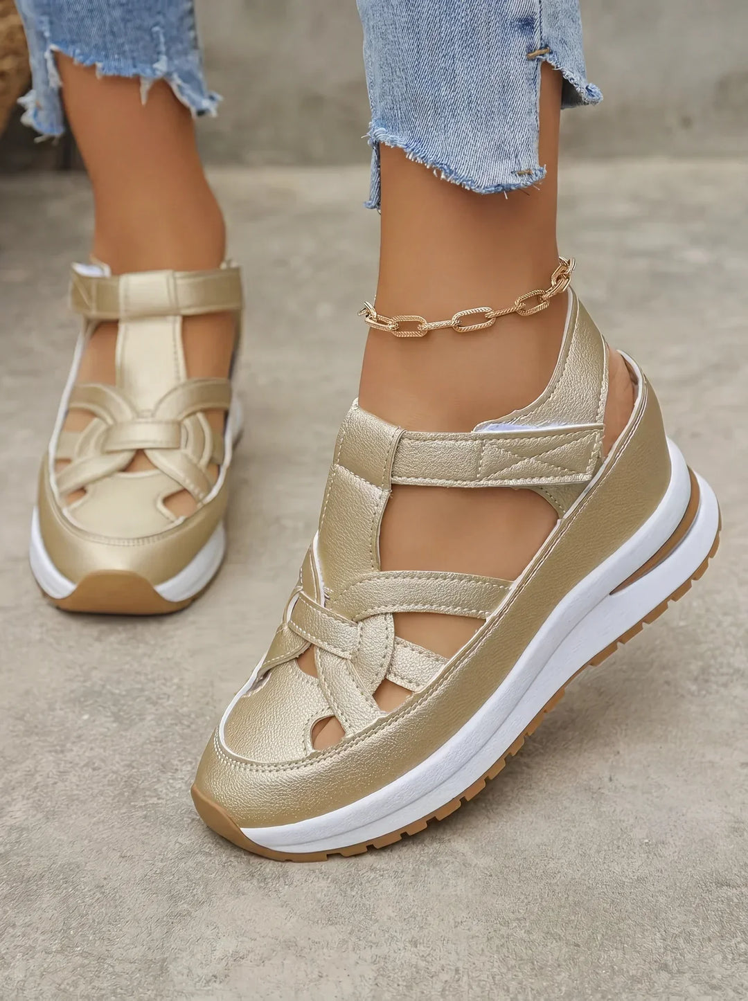 DAHLIA | Comfortable Wedge Sandals for Women
