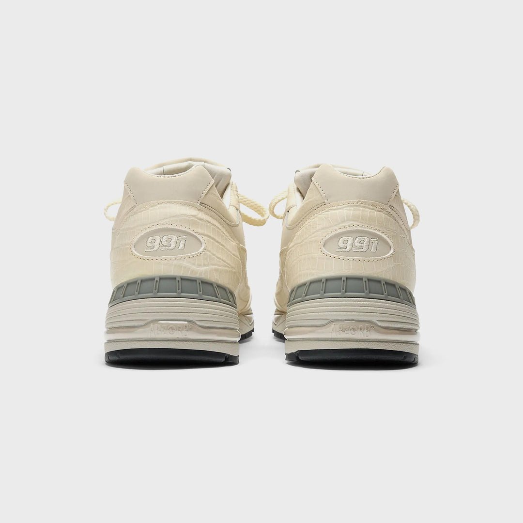 New Balance WMNS Made in UK 991v1 - Oyster Gray / Pistachio Shell / French Oak