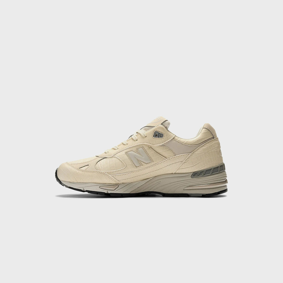New Balance WMNS Made in UK 991v1 - Oyster Gray / Pistachio Shell / French Oak