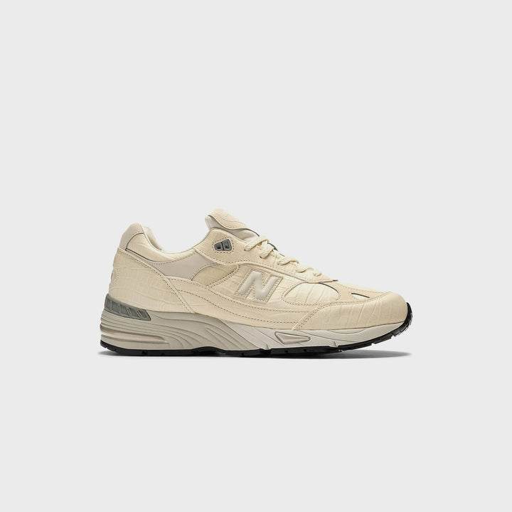 New Balance WMNS Made in UK 991v1 - Oyster Gray / Pistachio Shell / French Oak