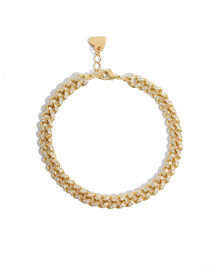 Pavé Chain Link Bracelet