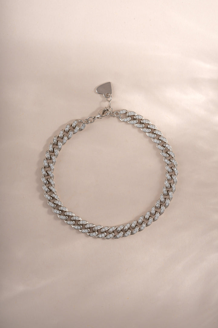 Pavé Chain Link Bracelet