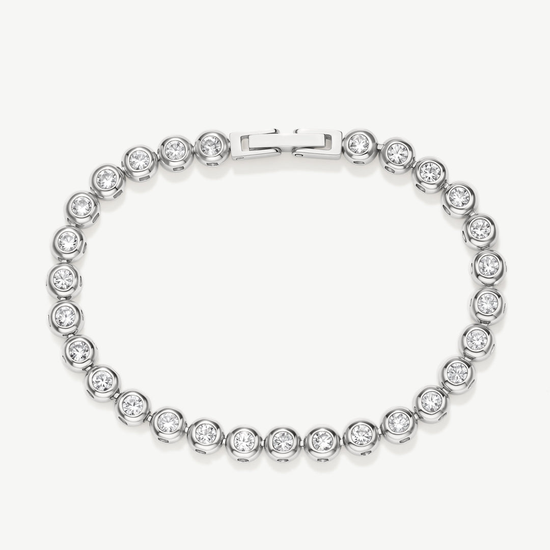Classic Bezel Tennis Bracelet