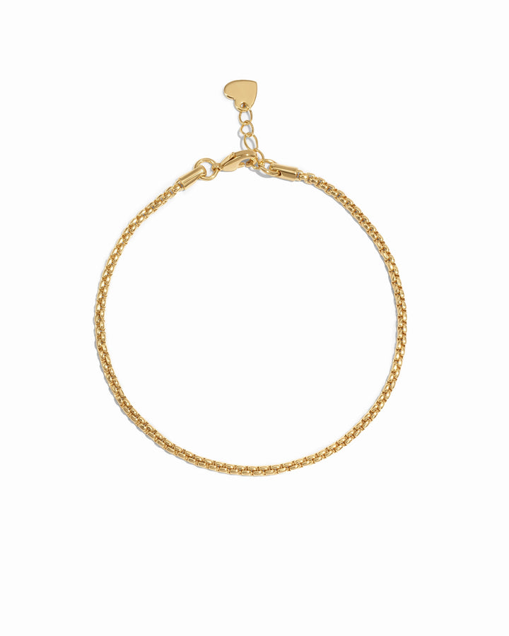 Rounded Box Chain Bracelet