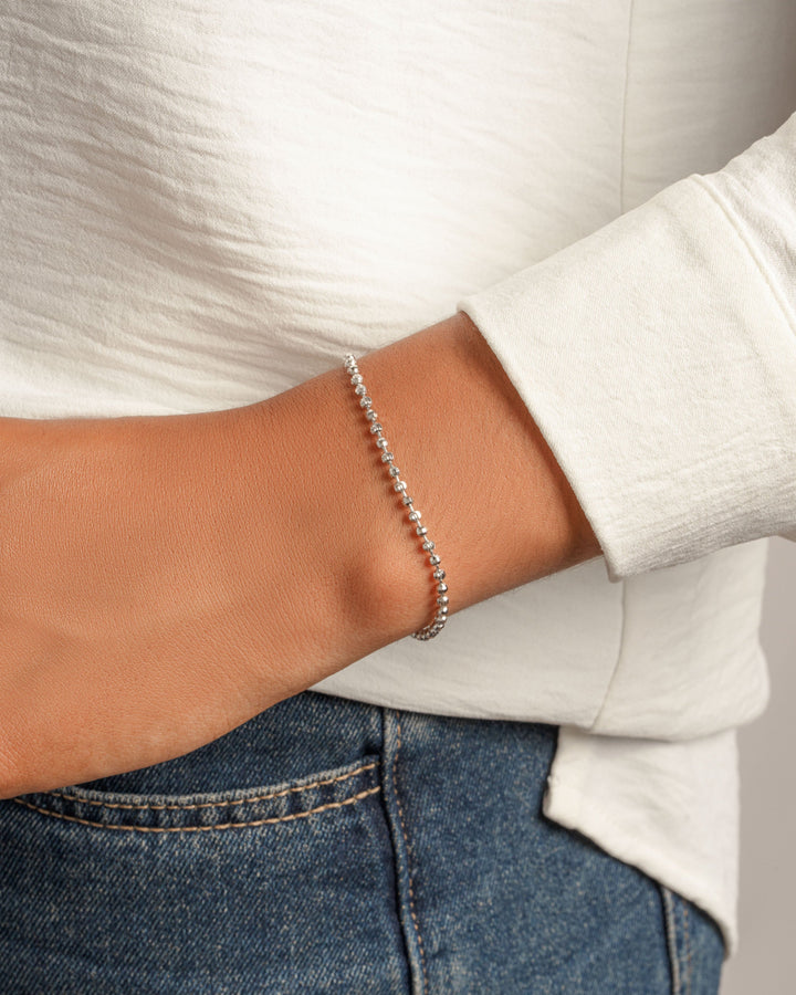 Diamond Cut Chain Bracelet